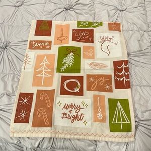 Anthropologie Merry & Bright dish towel *NWOT